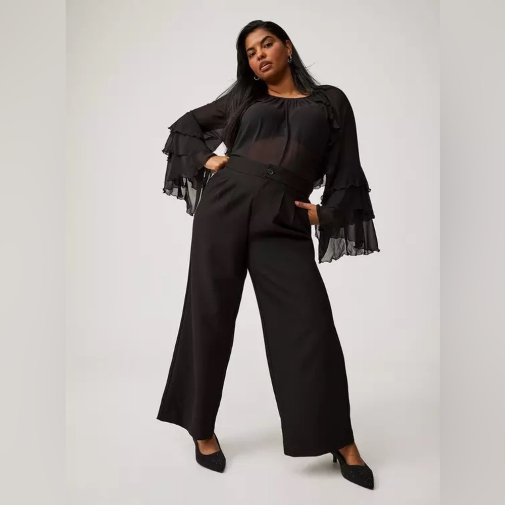 Long Sleeve Ruffle Top - Picture 4 of 4